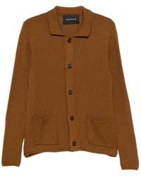 Tagliatore - Long-Sleeved Knitted Cardigan - Lyst