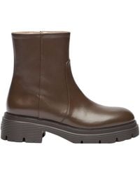 Stuart Weitzman - Hudson Lite Zip Bootie - Lyst