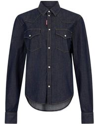 DSquared² - Western Denim Shirt - Lyst