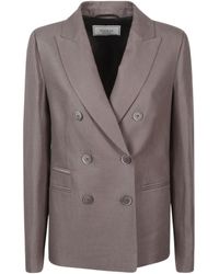 Peserico - Double-Breasted Tailored Jacket - Lyst