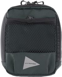 and wander - Mesh Pocket Shoulder Bag - Lyst