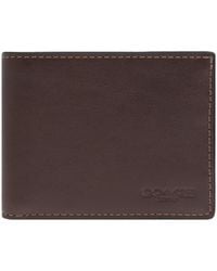 COACH - Leather Wallet - Lyst
