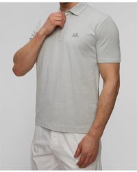 C.P. Company - 1020 Jersey Logo Polo - Lyst