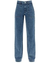 A.P.C. - Seaside High-Waist Flared Jeans - Lyst
