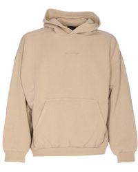 Balenciaga - Logo Embroidered Medium Fit Hoodie - Lyst