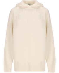 Max Mara - Long Sleeved Knitted Hoodie - Lyst