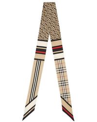 Burberry - Montage Printed Finished-Edge Scarf - Lyst