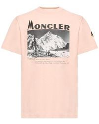 Moncler - K2 Print Short Sleeve Cotton Jersey T-Shirt - Lyst
