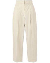 JOSEPH - Paver Cotton-Gauze Tapered Pants - Lyst