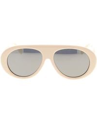 Celine - Logo Sunglasses - Lyst