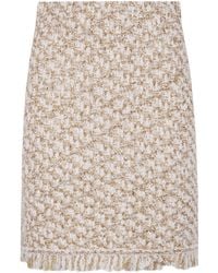 Fabiana Filippi - Fringed A-Line Mini Skirt - Lyst