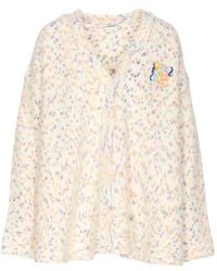 Loewe - Trapeze Logo-Embroidered Cardigan - Lyst