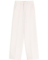 Valentino - Pleat Detailed Wide Leg Pants - Lyst