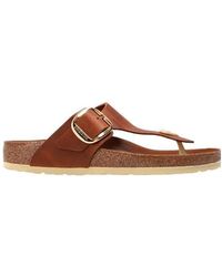 Birkenstock - Thong Strap Open-Toe Sandals - Lyst