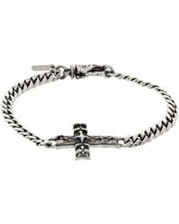 Emanuele Bicocchi - Chain Notre-Dame Cross Bracelet - Lyst