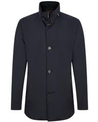 Moorer - Stand-Collar Mid-Length Coat - Lyst