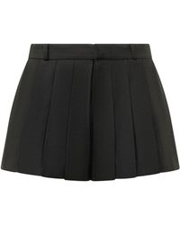 Coperni - Pleated Mini Shorts - Lyst