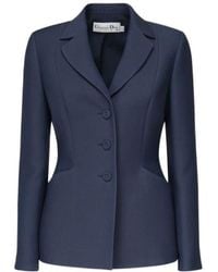 Dior - Christian Single-Breasted Long-Sleeved Jacket - Lyst