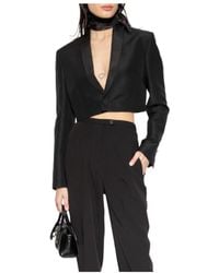 DSquared² - V-Neck Short Blazer - Lyst
