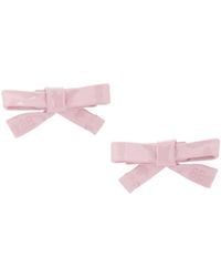 Balenciaga - Bow Detailed Earrings - Lyst