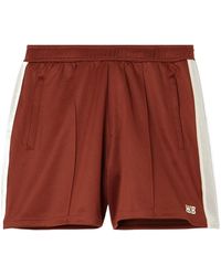 Wales Bonner - Embroidered Mesh-Trimmed Jersey Shorts - Lyst