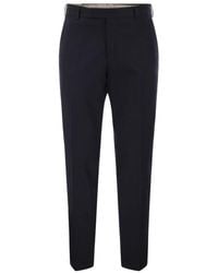 Pt Pantaloni - Casual Trousers With Belt Loops - Lyst
