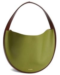 Jil Sander - Pivot Leather Shoulder Bag - Lyst