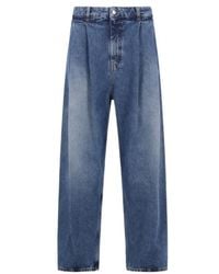 Hed Mayner - Pleated Wide-Leg Jeans - Lyst