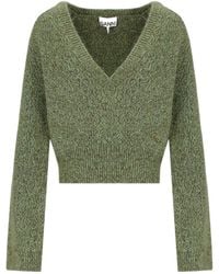 Ganni - Melange Sweater - Lyst