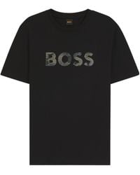 BOSS - Boss Regular Fit Crewneck T-Shirt - Lyst