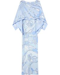 PUCCI - Pucci Printed Strapless Maxi Dress - Lyst
