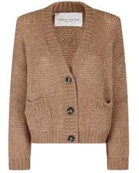 Roberto Collina - Chunky V-Neck Cardigan - Lyst