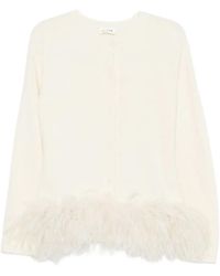 P.A.R.O.S.H. - Long-Sleeved Knitted Cardigan - Lyst