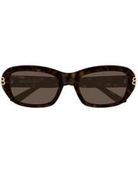 Balenciaga - Oval-Frame Sunglasses - Lyst