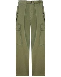 Loewe - Belted Cargo Pants - Lyst