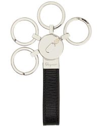 Ferragamo - Ferragamo Logo Engraved Keyring - Lyst