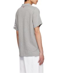 Thom Browne - 4-Bar Short Sleeve Polo Shirt - Lyst