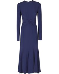 Alberta Ferretti - Long-Sleeved Dress - Lyst