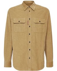 DSquared² - Corduroy Long-Sleeved Shirt - Lyst