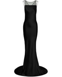 Maison Margiela - Hammered Satin Gown - Lyst
