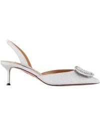 Aquazzura - 105Mm Crystal Hoop Sling Pumps - Lyst