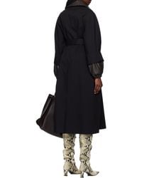 Bottega Veneta - Long Sleeved Belted Trench Coat - Lyst