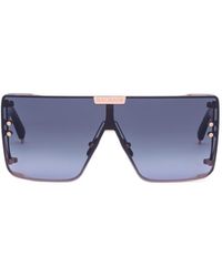 Balmain - Logo Sunglasses - Lyst