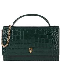 McQueen - Top Handle Skull Bag - Lyst