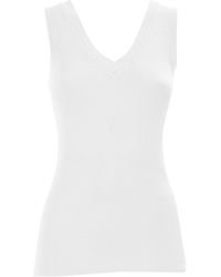 P.A.R.O.S.H. - P.A.R.O..H. V-Neck Sleeveless Top - Lyst