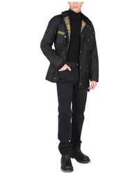 Barbour - International Multi-Pocketed Buttoned Jacket - Lyst