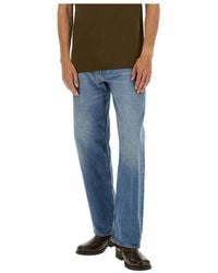 sunflower - Logo Patch Loose Fit Jeans - Lyst