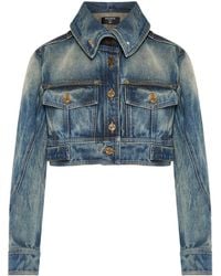 Balmain - High-Collar Two-Pockets Jacket - Lyst