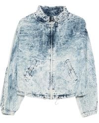 Isabel Marant - Isabel Marant Étoile Plume Short Chambray Jacket - Lyst