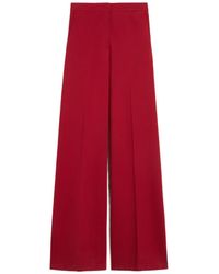 Max Mara - High-Rise Wide-Leg Pants - Lyst